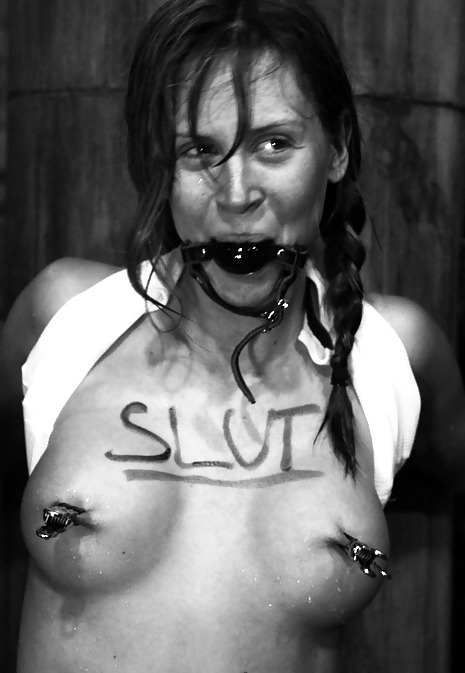 Slut writings on whore to humiliate them #19345545