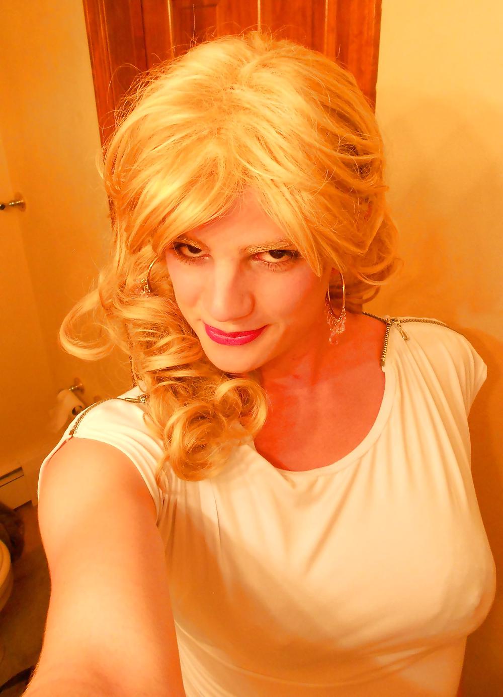 White Dress and Striptease Sissy Vanessa #13102474