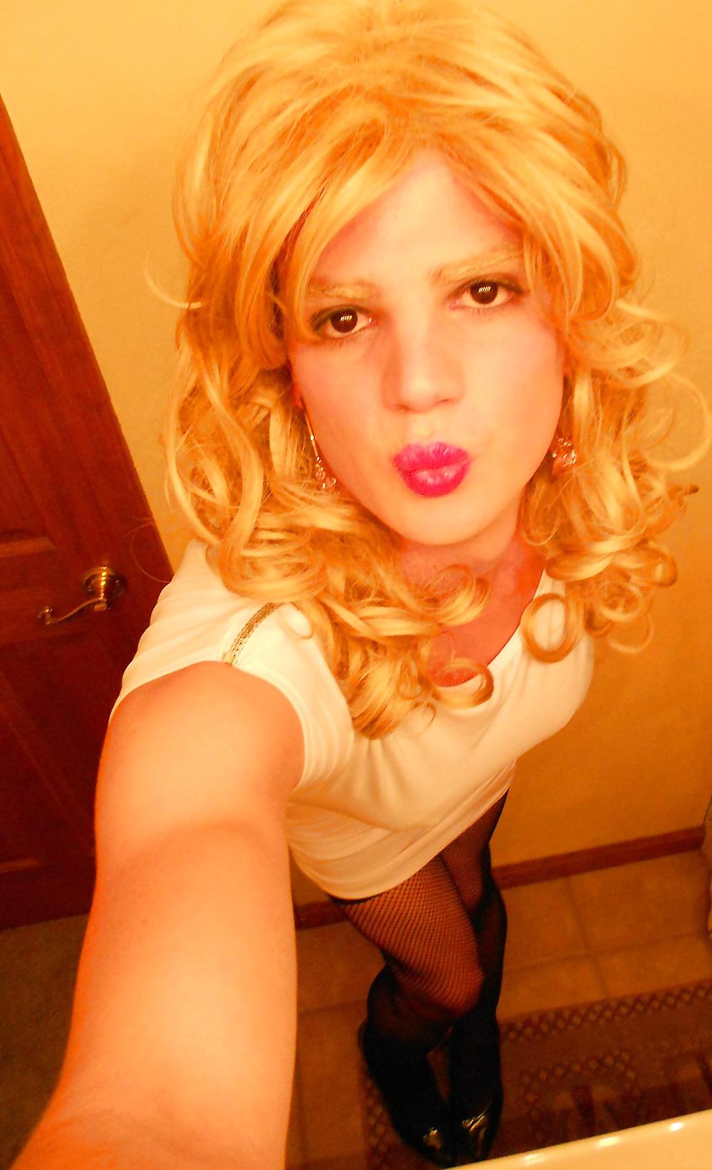 White Dress and Striptease Sissy Vanessa #13102493