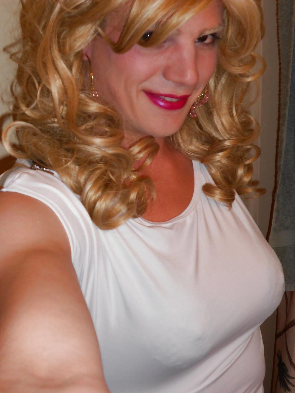 White Dress and Striptease Sissy Vanessa #13102518