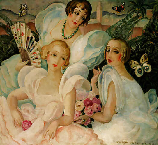 Kunst Gezeichnet Ero Und Porno 42 - Gerda Wegener Für Sonnenblume #10604768