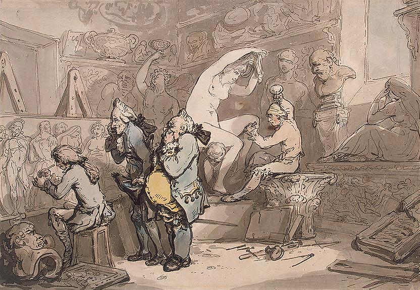 Dessiné Ero Et Porno Art 11 - Thomas Rowlandson (2) #6099042