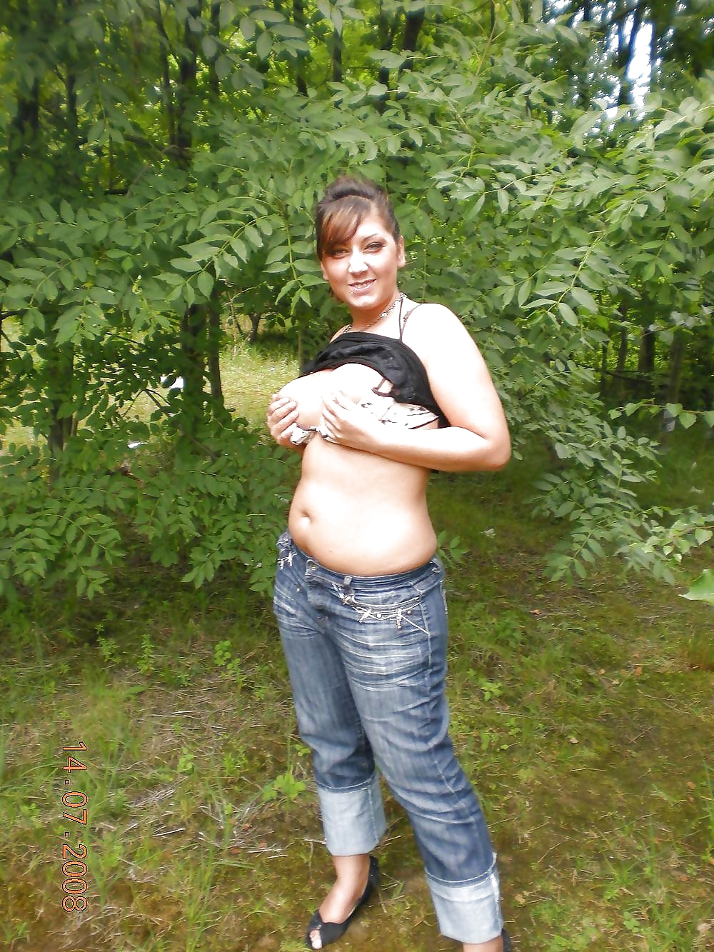 CHUBBY CHIC IN THE WOODS #10737590