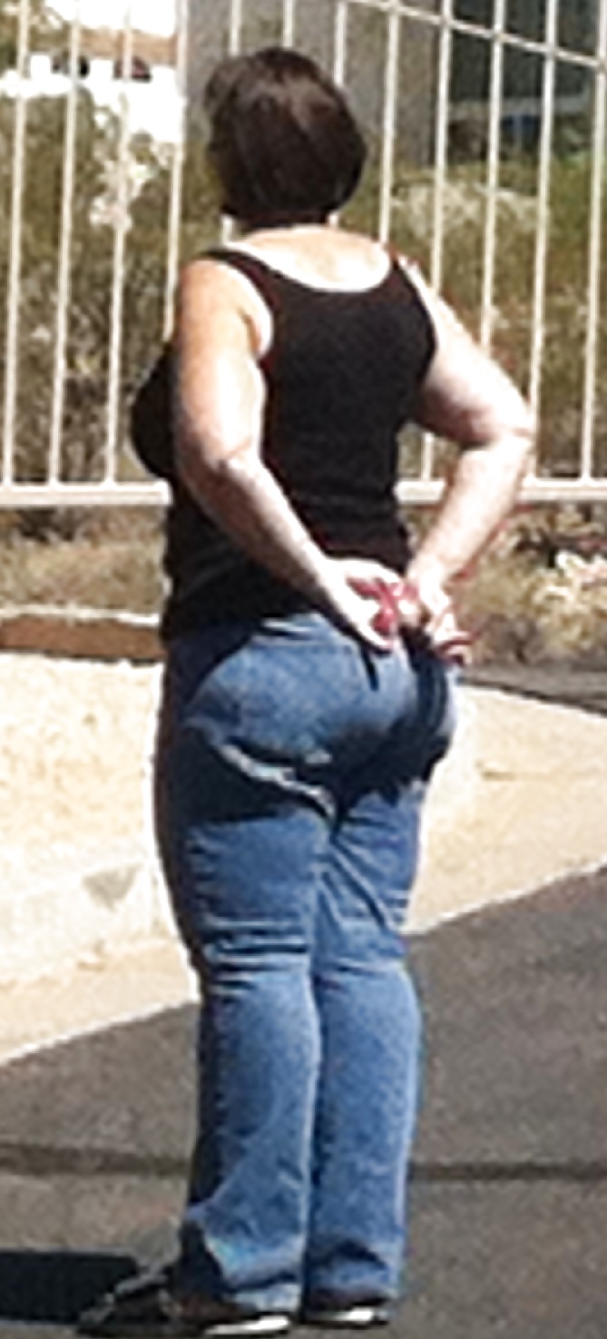 Wife's fat round ass #13784244