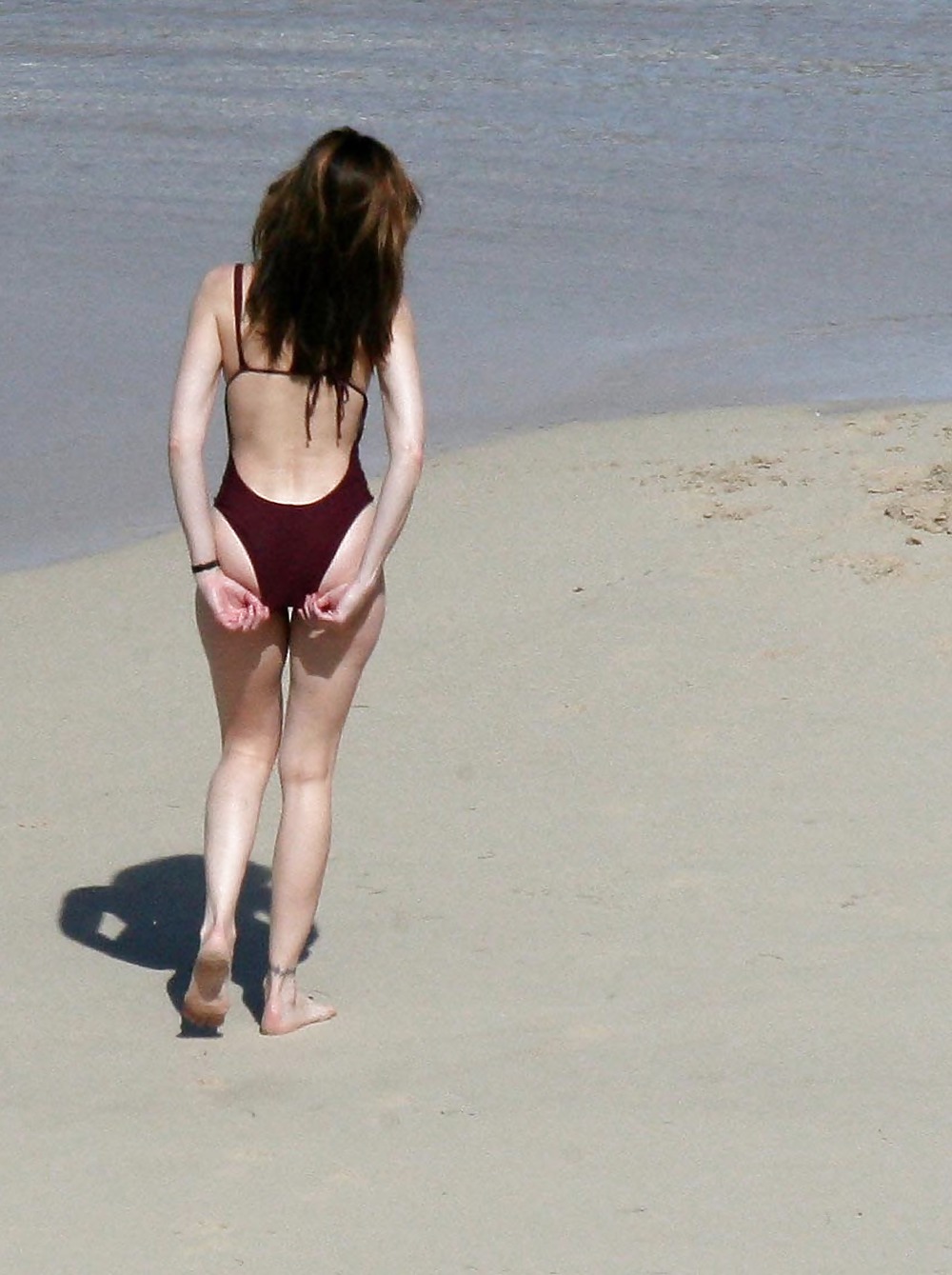 Stephanie Seymour En Bikini Sur La Plage De Flamands à R. Barts #3542218