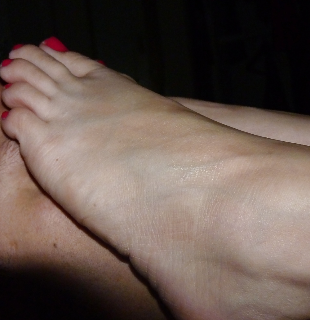 Tell Me what you would do with My wifes Feet #15182484