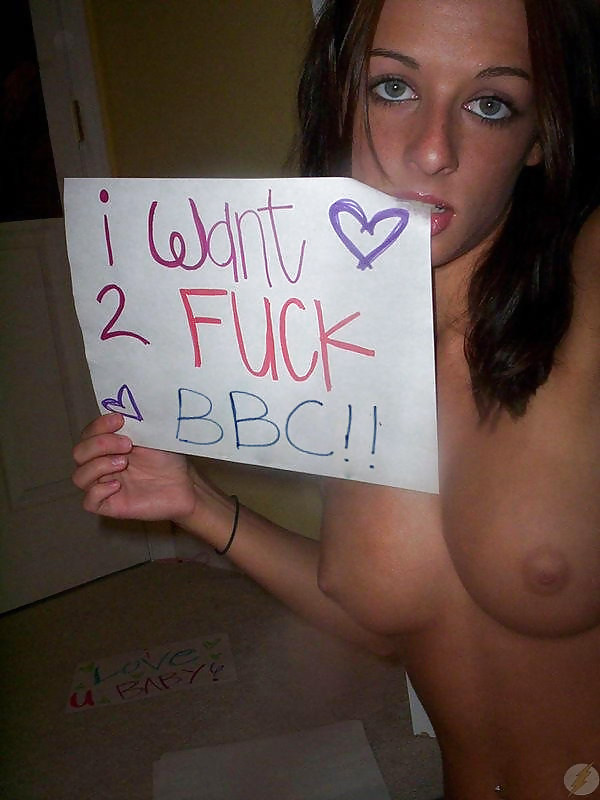 YOUNG WHITE SLUTS SHOWING THEIR PREFERENCE FOR THE BBC #12390932