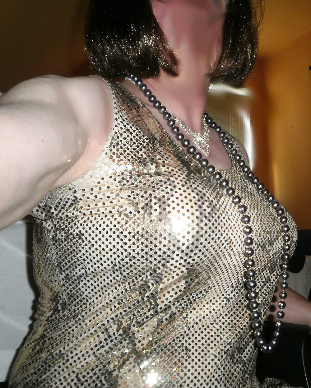 Langes Glitzerkleid #6400731