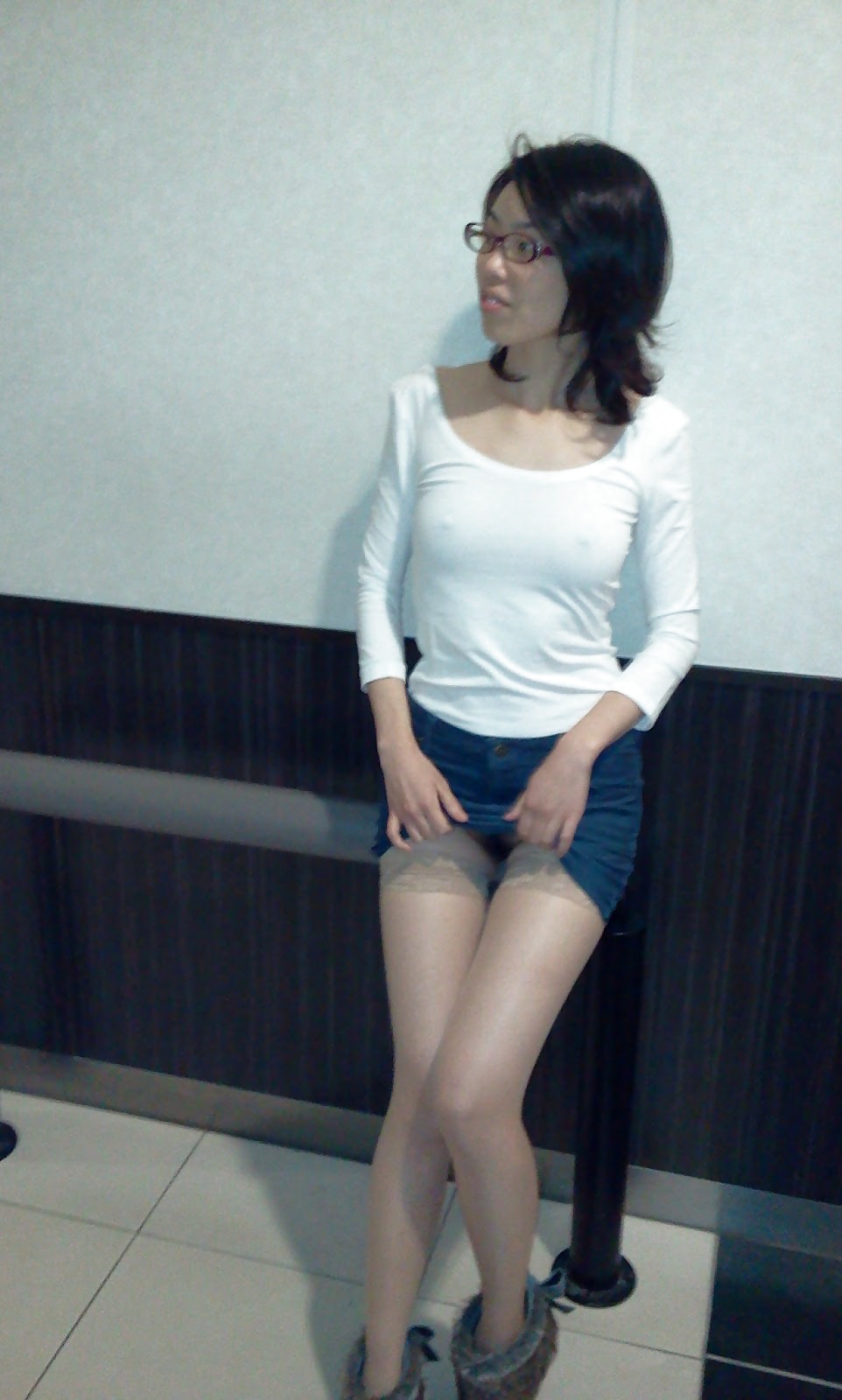 Japanese office girl flashing #11303380