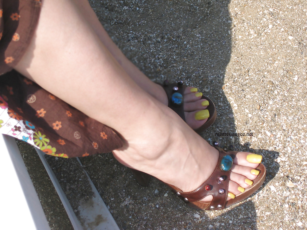 Tugce - Foot Fetish - Turk - Turkish - Yellow Nails #3679522