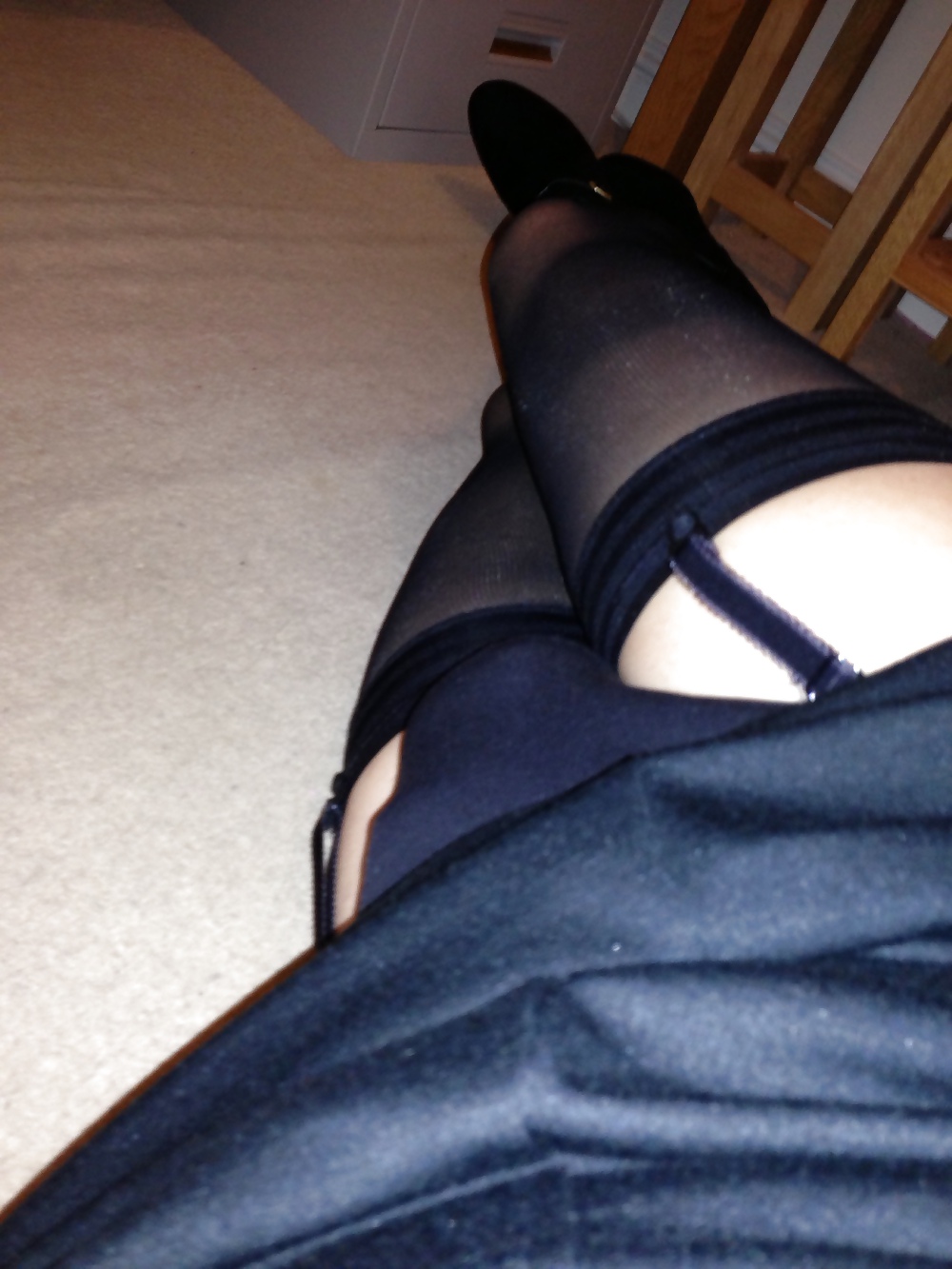 New little black dress and stockings #18624791