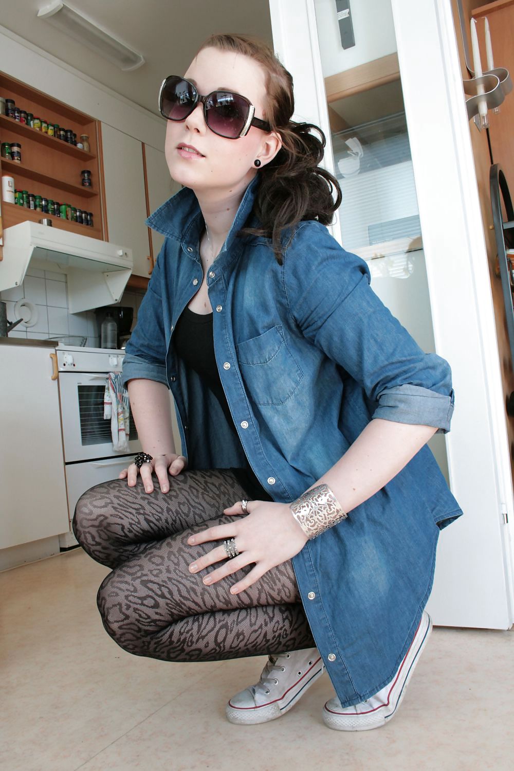 Some distance more pantyhose and weblog chicks #9704031