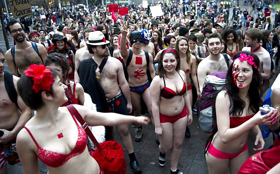 Manufestation montreal (half nude manifest)
 #11879135