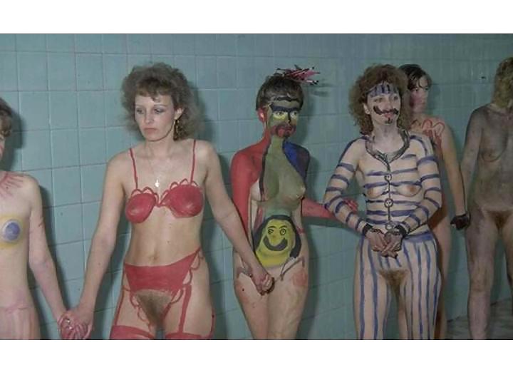 Nude painted ladies in public fetish gallery 14
 #17660070