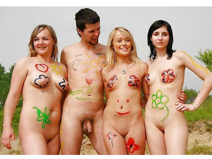 Nude Painted Ladies in Public Fetish Gallery 14 #17660382