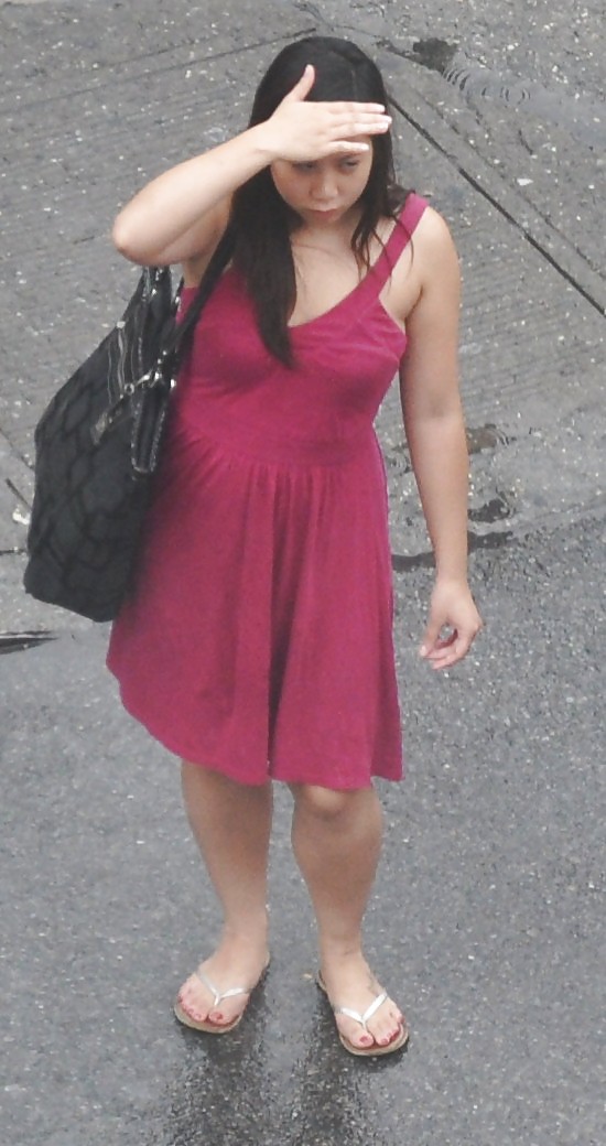 New York Asiatische Straßen Mädchen #7503737