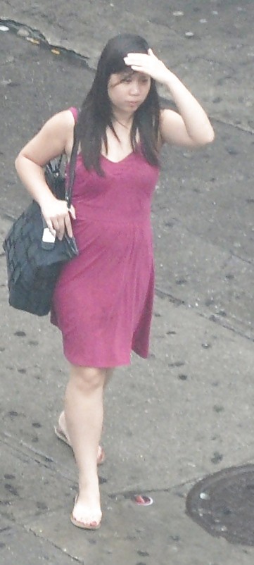 New York Asiatische Straßen Mädchen #7503770