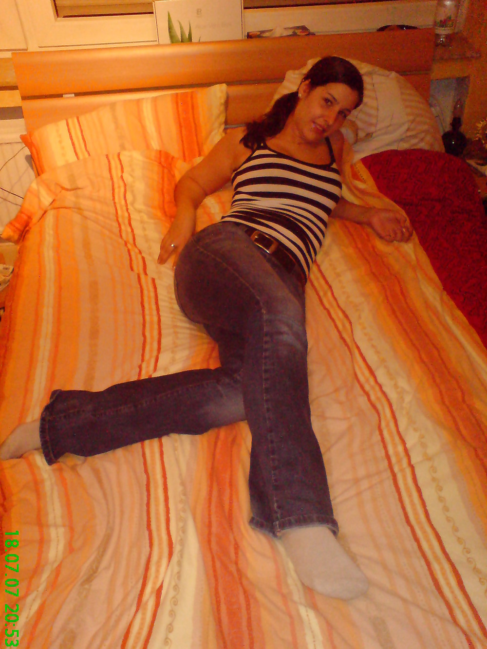 AMATEURE - GREEK GIRL ALONE IN BED #1759879