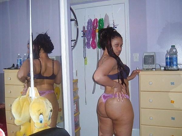 Big Booty Ebony Teen in Bedroom #5278756