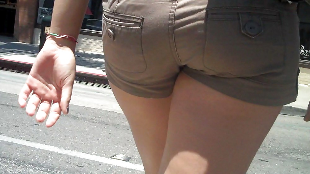 Nice ass & butt not in jeans but in short shorts #5310358