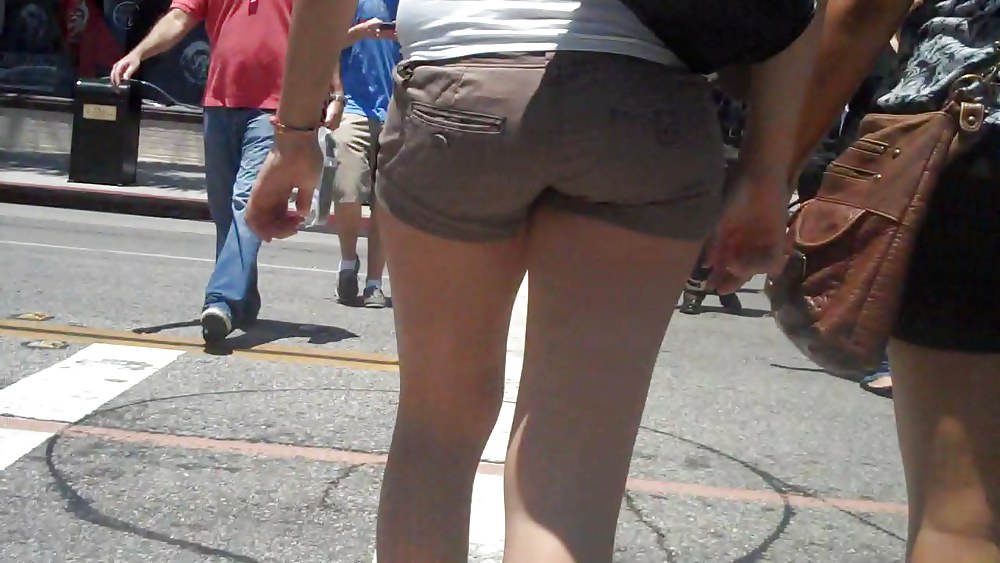Nice ass & butt not in jeans but in short shorts #5310366