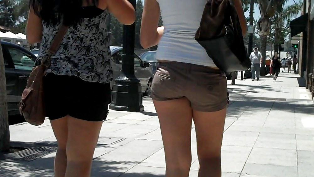 Nice ass & butt not in jeans but in short shorts #5310375