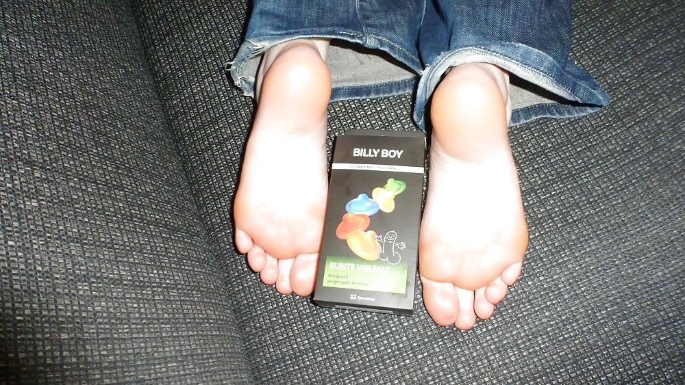 Ready for footjob - safer footjob condom feet #17763642