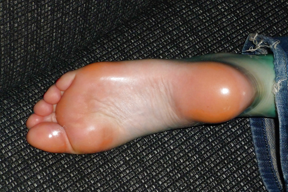 Ready for footjob - safer footjob condom feet #17763824