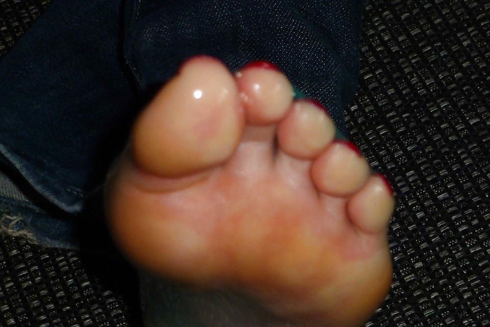 Ready for footjob - safer footjob condom feet #17763858