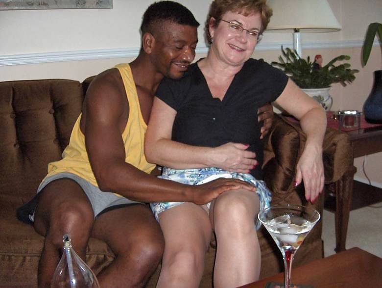 Wife Granny with two black cock #8795832