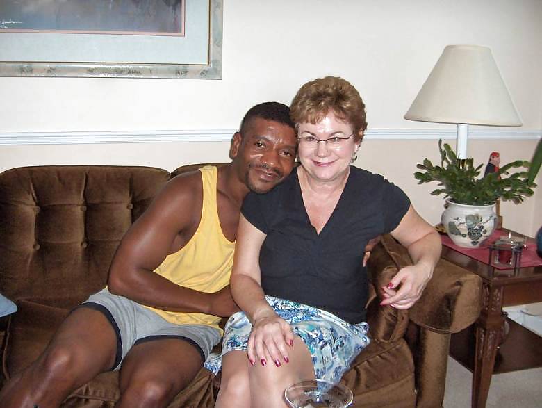 Wife Granny with two black cock #8795872