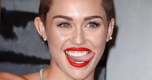 I want Miley's tongue up my ass #22304469