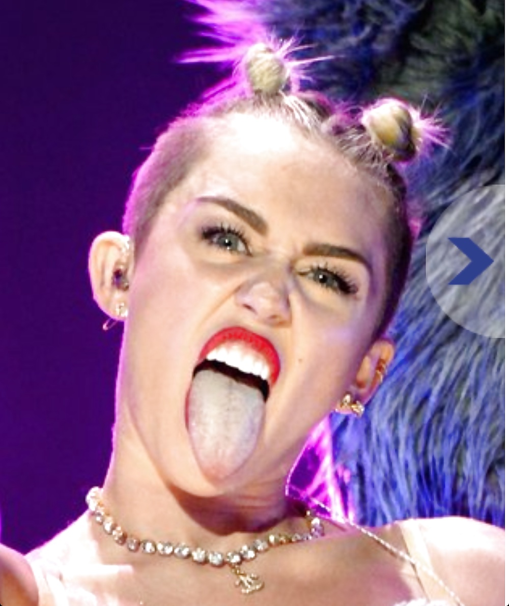 I want Miley's tongue up my ass #22304474