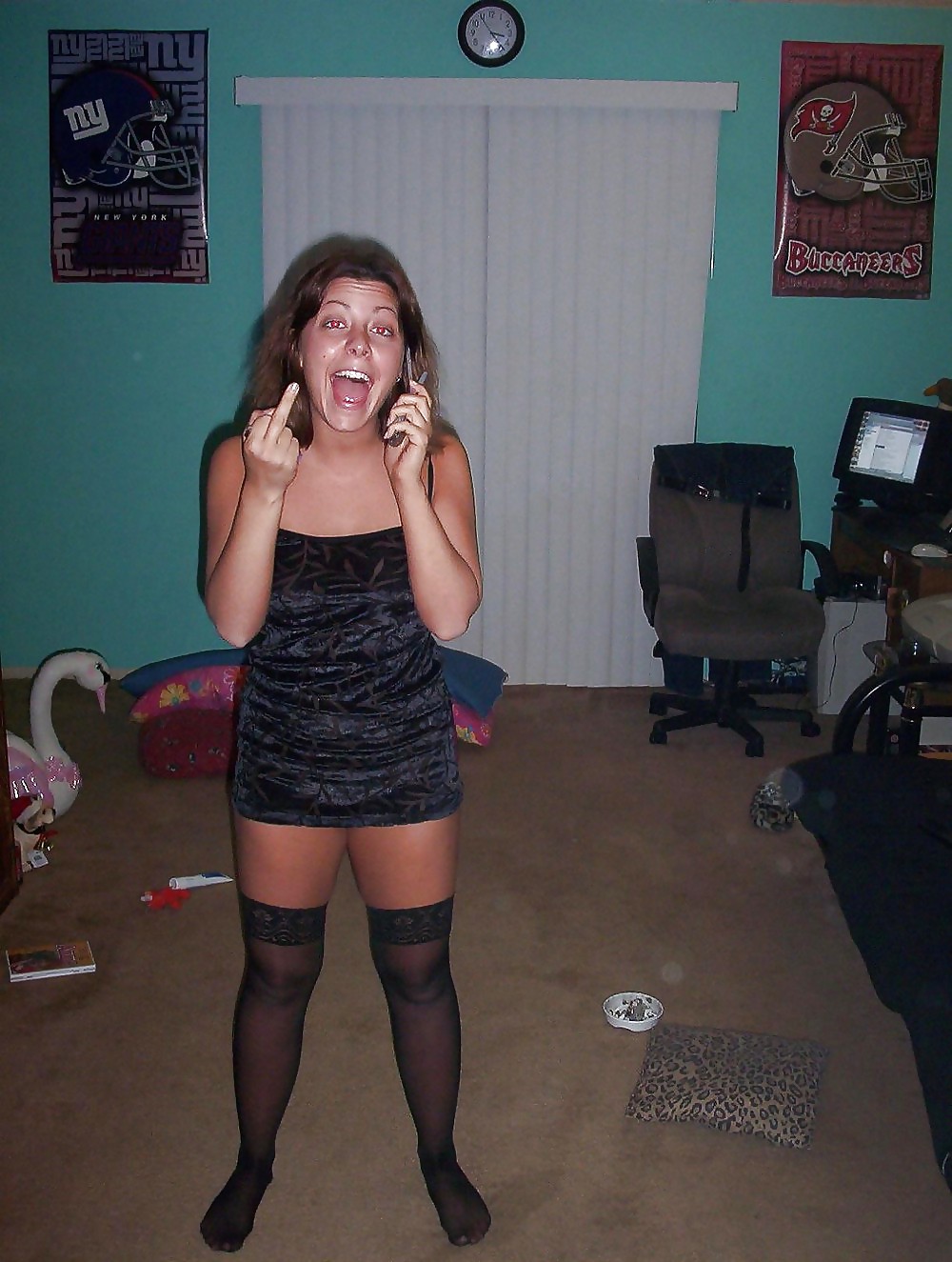 Amateurs in Black Stockings & Pantyhose