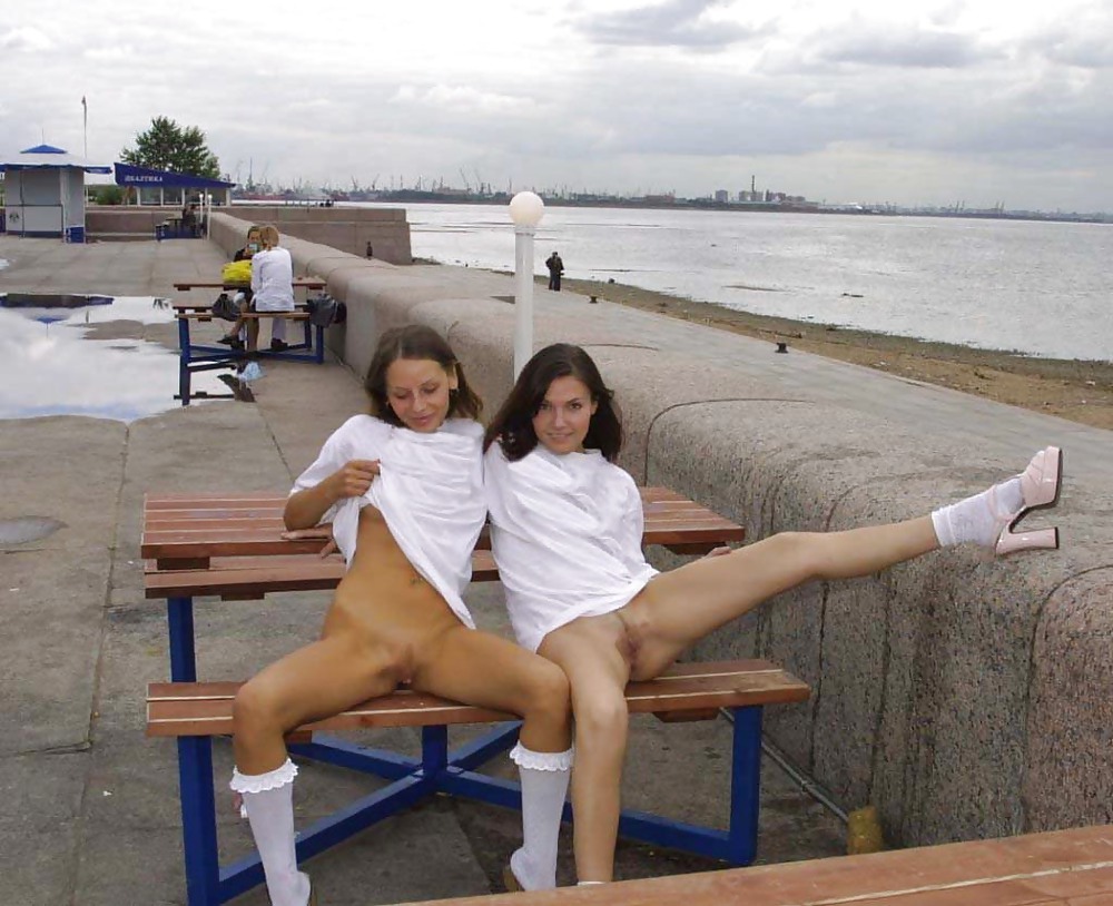 Sluts upskirt and nude on benches 2 #13046957
