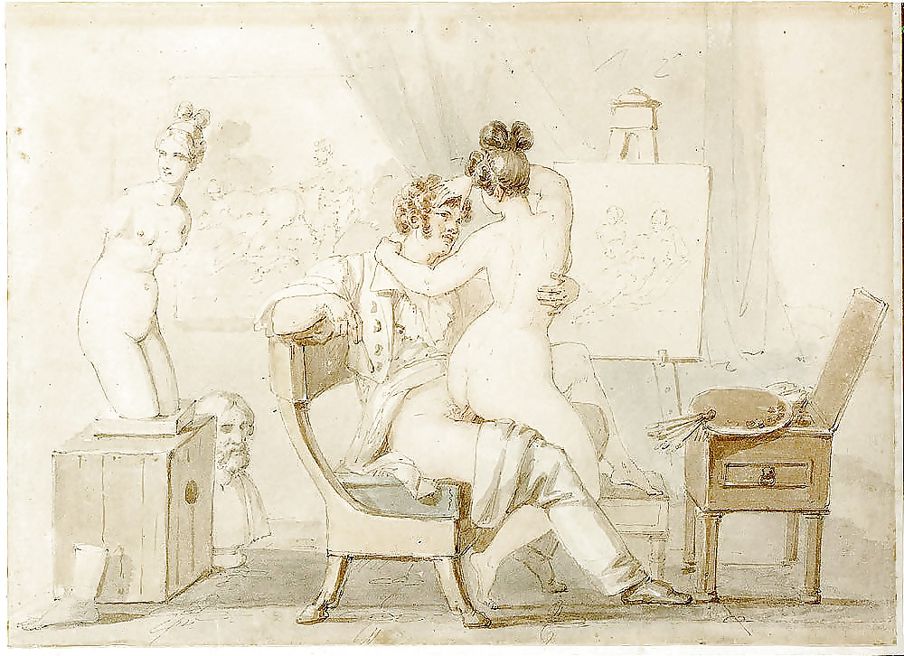 描かれたエロとポルノアート8 - アーティストn.n. (1) c. 1800
 #5824632