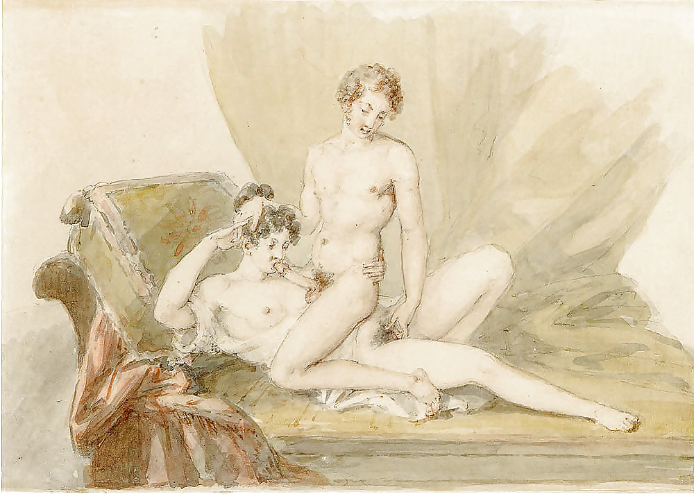 Dibujado ero y el arte porno 8 - artista n.n. (1) c. 1800
 #5824665