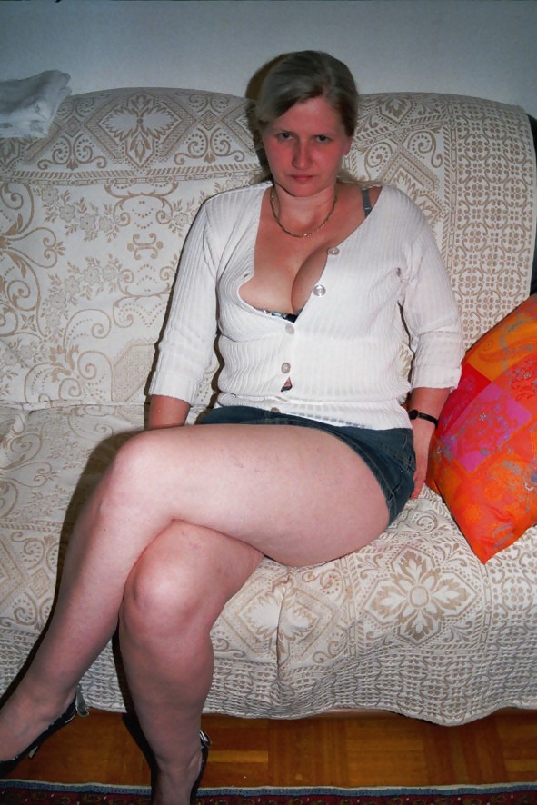 SAG - Wife's Hot Body In Short Tight Slinky Denim Skirt 01 #15243716