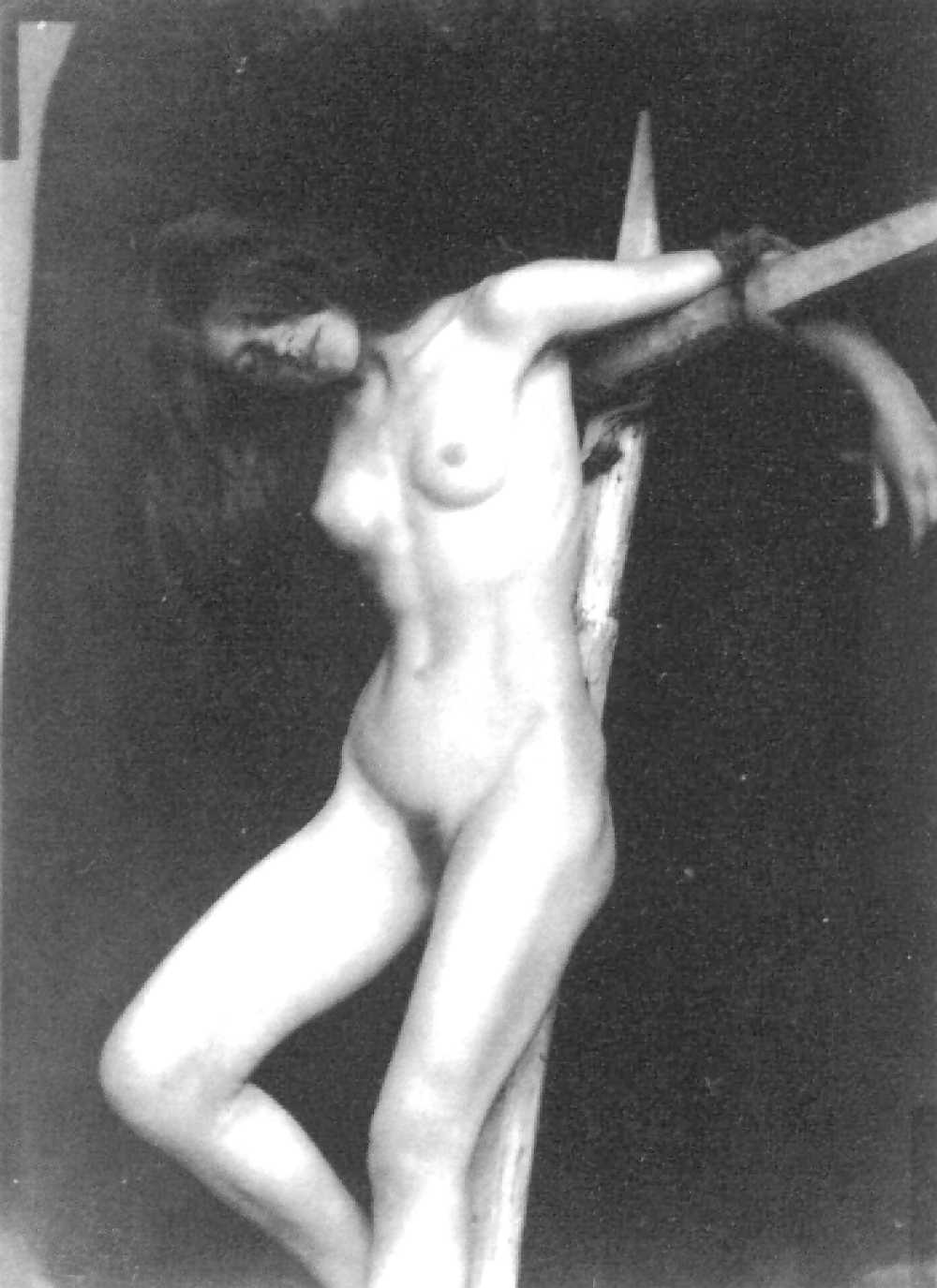 Crucified girl and teen #11209872