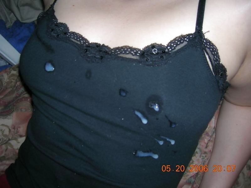 Nice cumshots on clothes #8258896