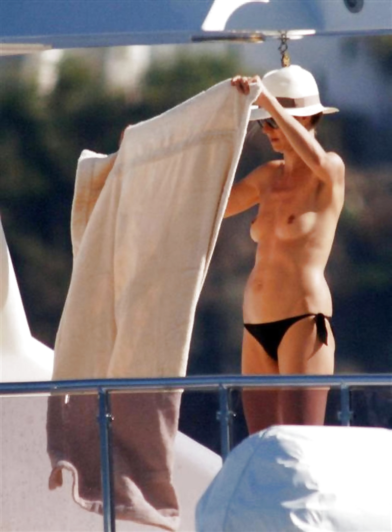 Heidi Klum New Topless Sunbathing on a Yacht #4755347
