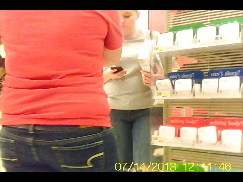 Two Chunky Chicks at Pharmacy #12600958