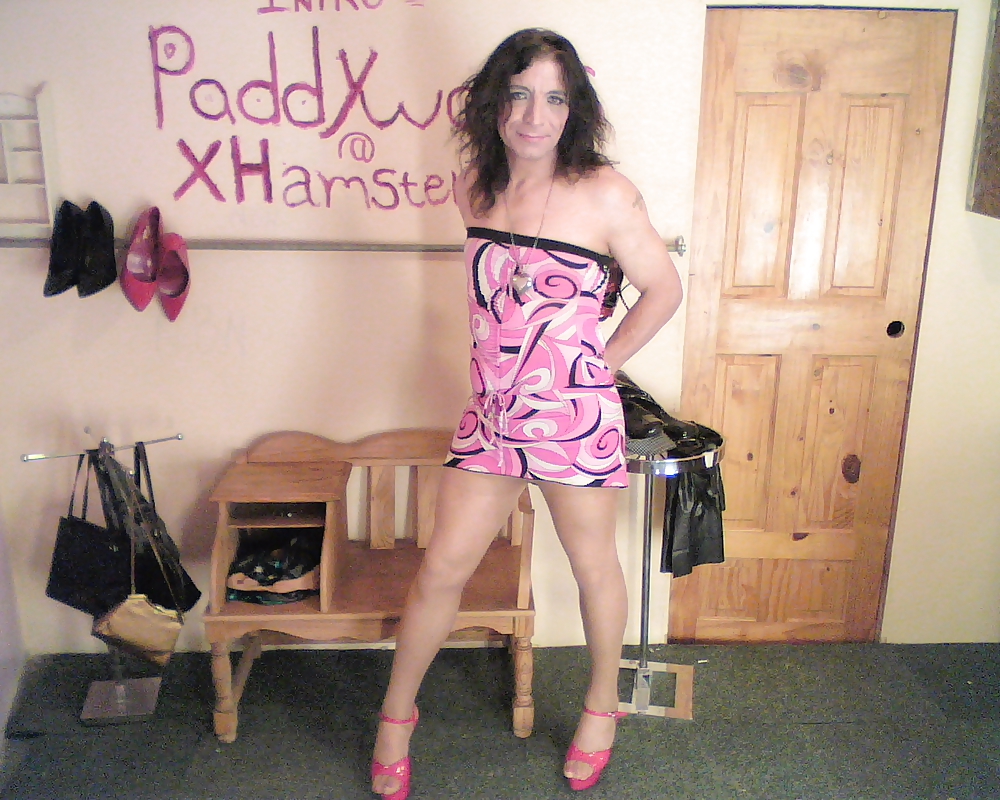 Pink and black mini tube dress #4242553