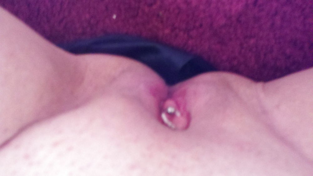 My pierced clit #14217012