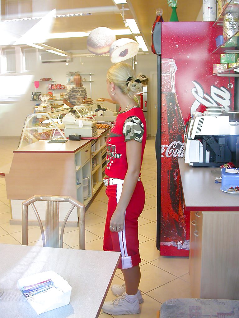 Teen in a swiss Bakery - N. C.  #16130355