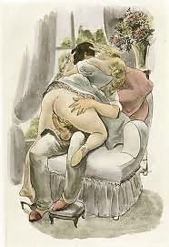 Erotic Drawings From The Past (Vintage) -L1390- #11176935