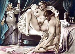 Erotic Drawings From The Past (Vintage) -L1390- #11176972