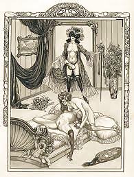 Erotic Drawings From The Past (Vintage) -L1390- #11177106