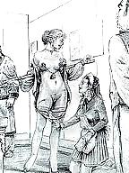 Erotic Drawings From The Past (Vintage) -L1390- #11177208