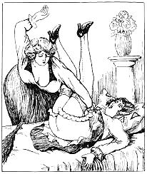 Erotischen Zeichnungen Aus Der Vergangenheit (vintage) -l1390- #11177223